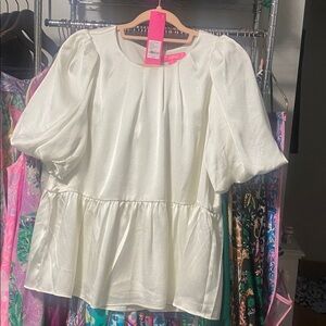 Lilly Pulitzer Blakelynn Elbow Sleeve Top